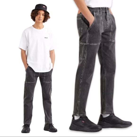 Levi’s 502™ HI-BALL UTILITY JEANS Perfect 10 Black {Levi’s Japan) A20510001 - Picture 11 of 12